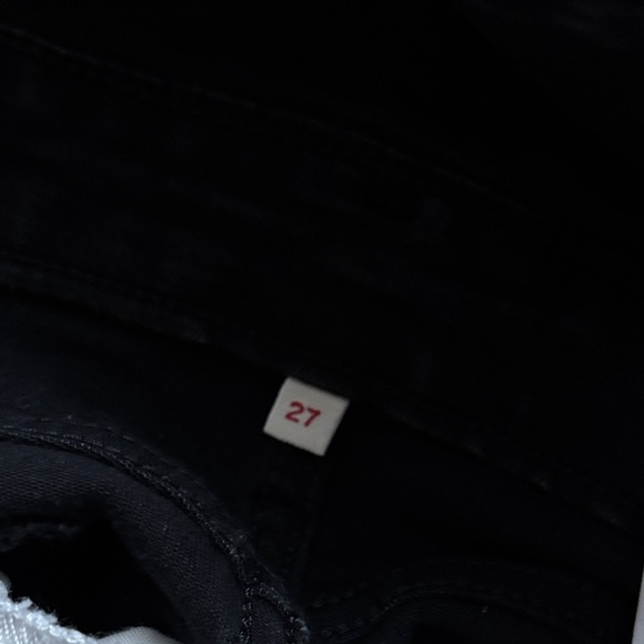 Levi's Black Denim Overalls - Picture 4 of 9